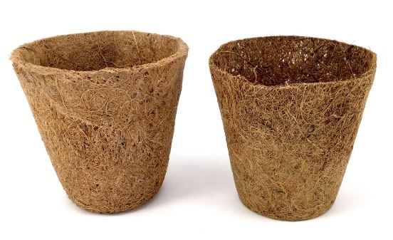 Pot Bunga dari Sabut Kelapa
